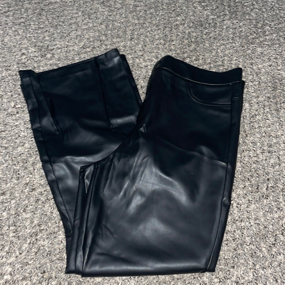 Zara leather pants